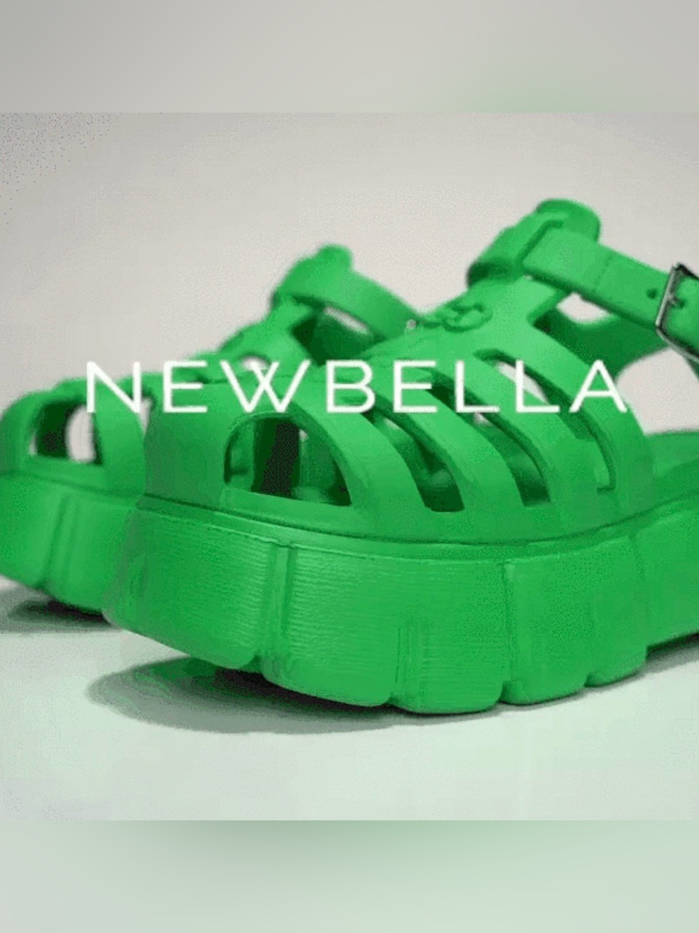 💚BeLLE Platform Fisherman Jelly Sandal💚 NWOB•$125 - Picture 3 of 6